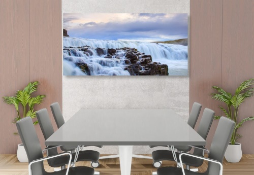 Obraz islandské vodopády