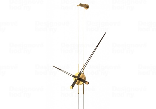 Designové nástěnné hodiny Nomon Pendulo Gold W