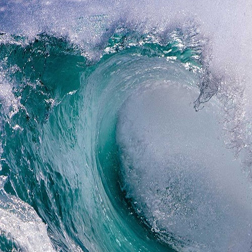 Ozdobný paraván Přírodní vlny moře