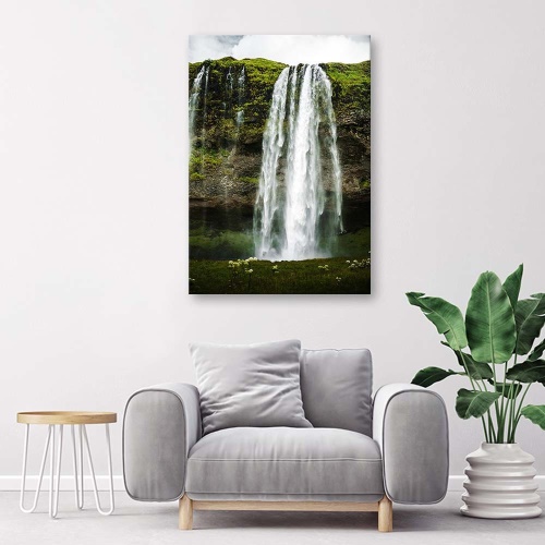 Obraz na plátně Vodopád Les Příroda Hora