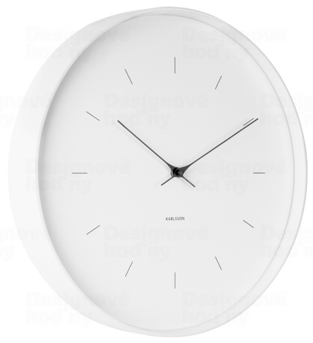 Designové nástěnné hodiny 5708WH Karlsson 27cm