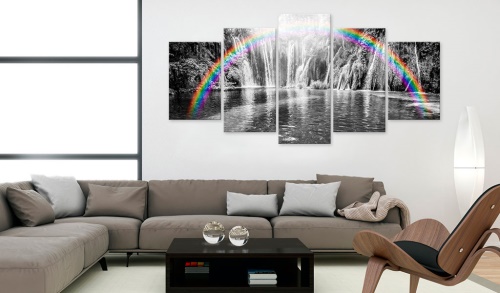 Obraz - Rainbow on grays