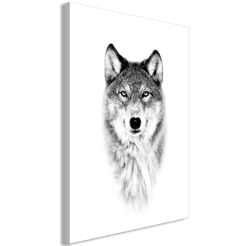 Obraz - Snow Wolf (1 Part) Vertical