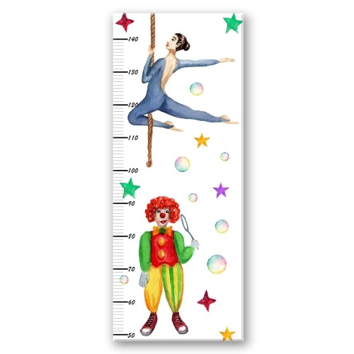 Obraz na plátně Cirkusový klaun - 40x100 cm