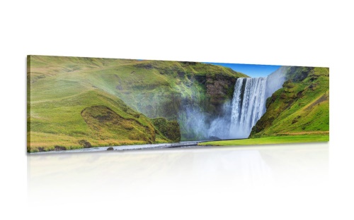 Obraz ikonický vodopád na Islandu