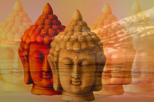 Samolepící tapeta podoba Buddhy