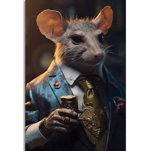Obraz zvířecí gangster potkan