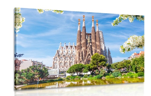 Obraz katedrála v Barceloně