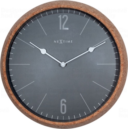 Designové nástěnné hodiny 3509gs Nextime Cork 30cm
