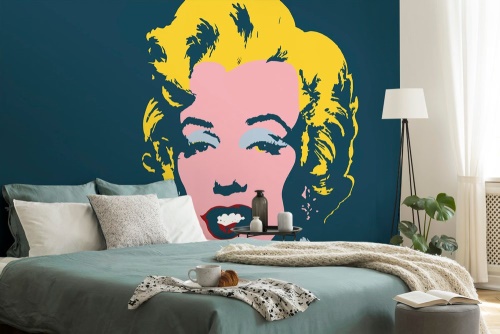 Tapeta Marilyn Monroe v pop art designu