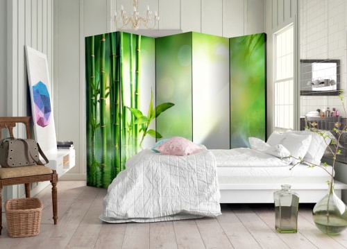 Paraván - Green Bamboo II [Room Dividers]
