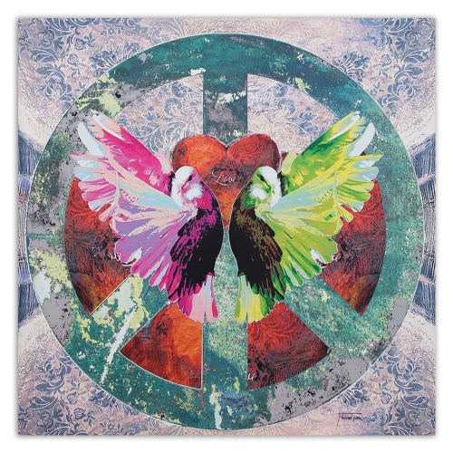 Obraz na plátně Symbol míru Mír