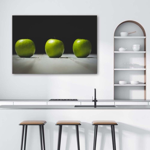Obraz na plátně Jablko Zelené ovoce