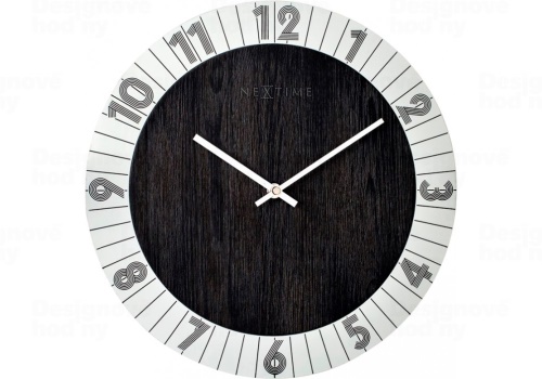 Designové nástěnné hodiny 3198zi Nextime Flare 35cm