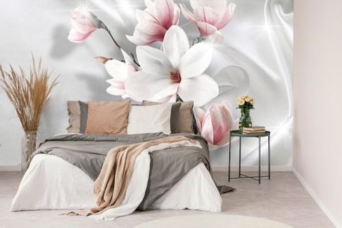 Tapeta nádherná bílá magnolie