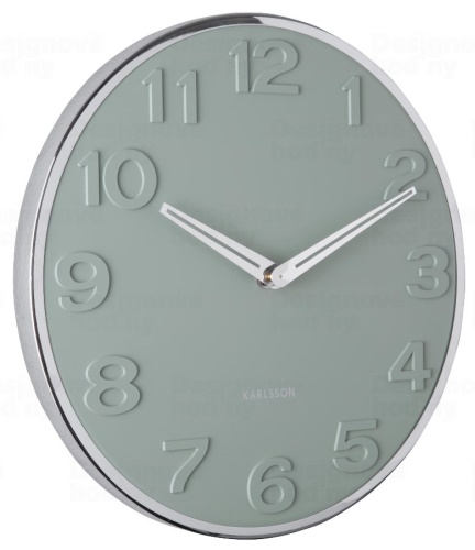 Designové nástěnné hodiny 5759GR Karlsson 30cm