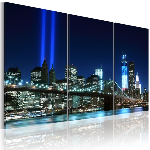 Obraz - Blue lights in New York