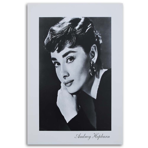 Obraz na plátně Audrey Hepburn herečka