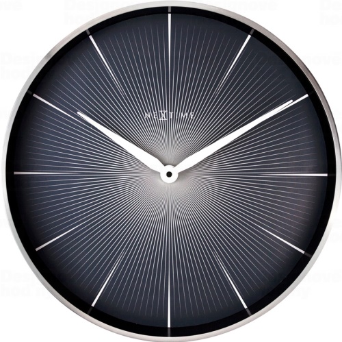 Designové nástěnné hodiny 3511zw Nextime 2 Seconds 40cm