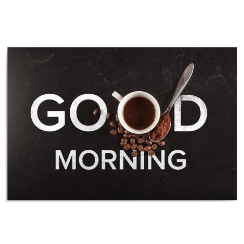 Obraz na plátně Dobré ráno, káva - 90x60 cm