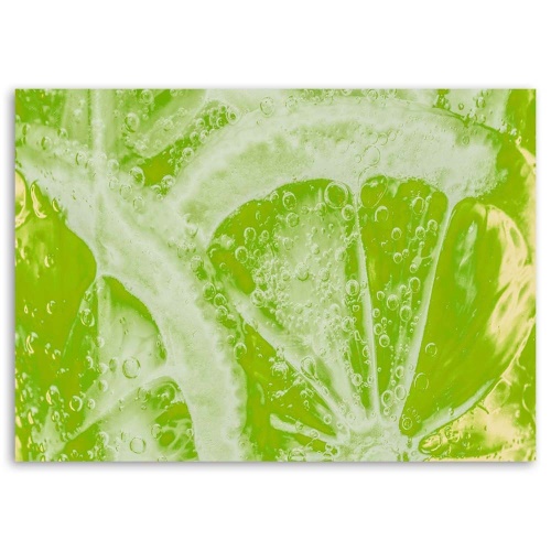 Obraz na plátně Vápno v zelené barvě