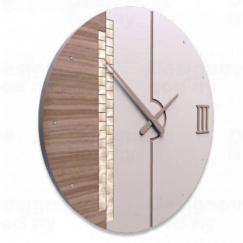 Designové hodiny 10-213 CalleaDesign Tristan Swarovski 60cm
