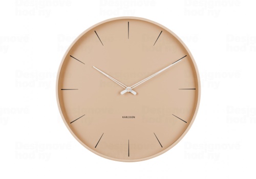 Designové nástěnné hodiny 5834BR Karlsson 40cm