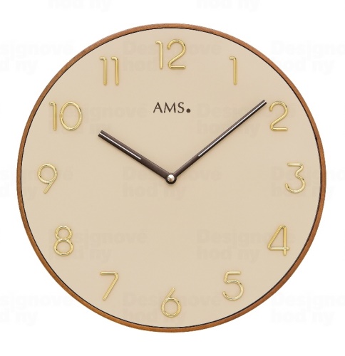 Designové nástěnné hodiny 9563 AMS 30cm