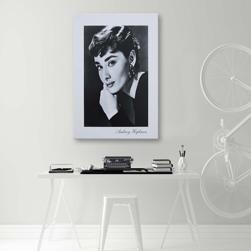 Obraz na plátně Audrey Hepburn herečka