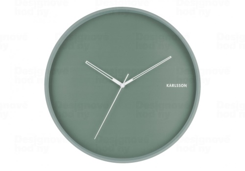 Designové nástěnné hodiny 5807GR Karlsson 40cm