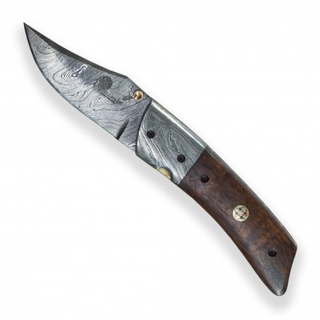 DELLINGER Ragnhild Clip lovecký zavírací damaškový nůž 