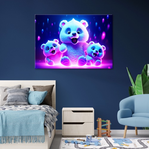 Obraz na plátně, Roztomilý lední medvěd