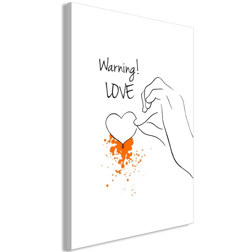 Obraz - Warning! Love (1 Part) Vertical