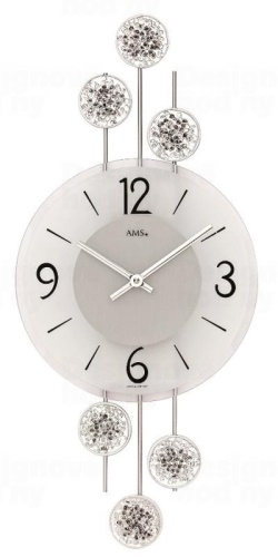 Designové nástěnné hodiny 9440 AMS 47cm