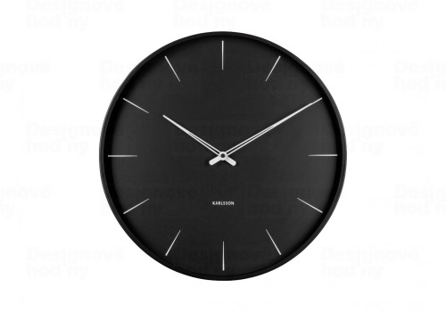 Designové nástěnné hodiny 5834BK Karlsson 40cm