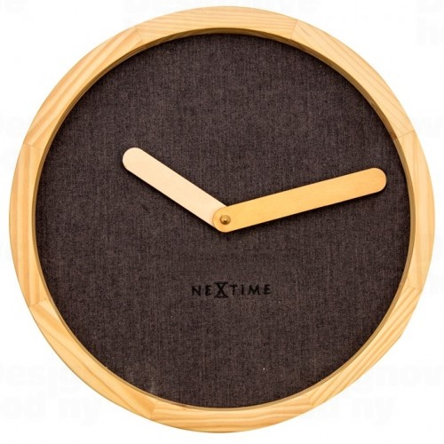 Designové nástěnné hodiny 3155br Nextime Jeans Calm 30cm