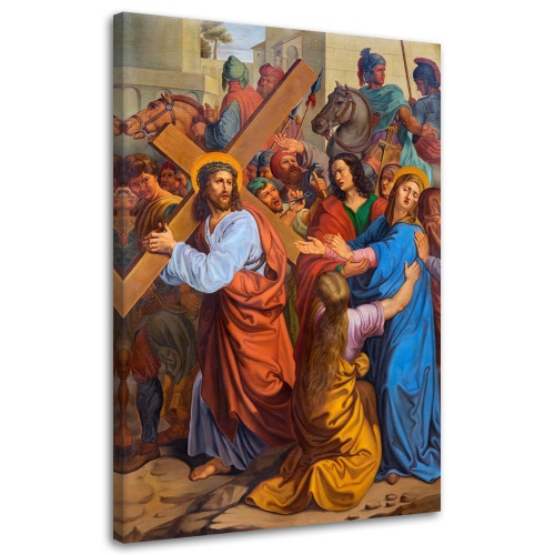 Obraz na plátně RELIGIÓZNÍ Ježíšova křížová cesta