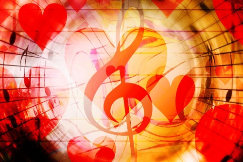 Obraz láska k hudbě
