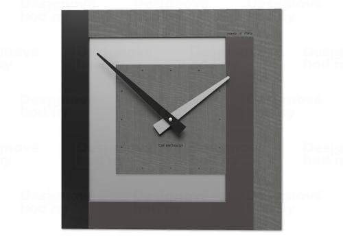 Designové hodiny 58-10-1 CalleaDesign 40cm (více barevných variant)  Dýha bělený dub - 81