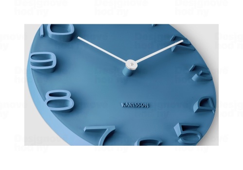 Designové nástěnné hodiny 5311BL Karlsson 42cm