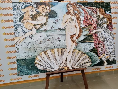 Obraz reprodukce Zrození Venuše - Sandro Botticelli - 120x80 cm