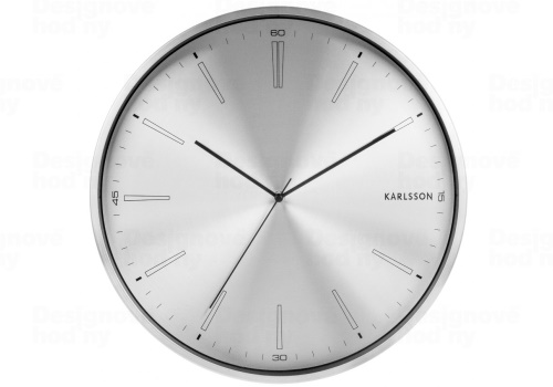 Designové nástěnné hodiny 5811SI Karlsson 40cm