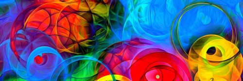 Obraz abstrakce plná barev