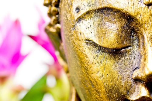 Obraz zlatá tvář Budhu