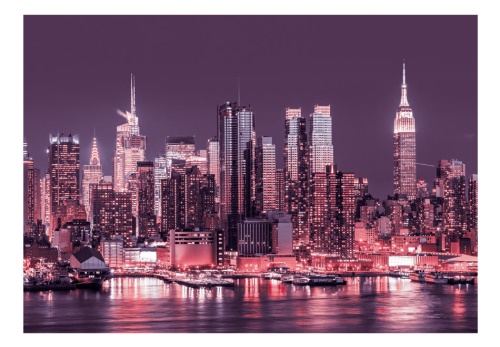 Fototapeta - NYC: Purple Nights