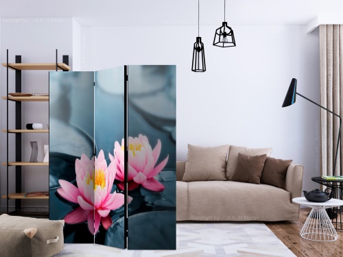 Paraván - Lotus blossoms [Room Dividers]