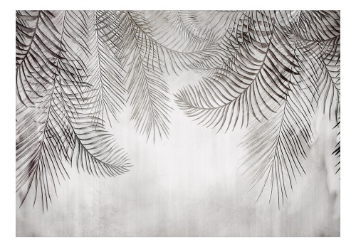 Fototapeta - Night Palm Trees