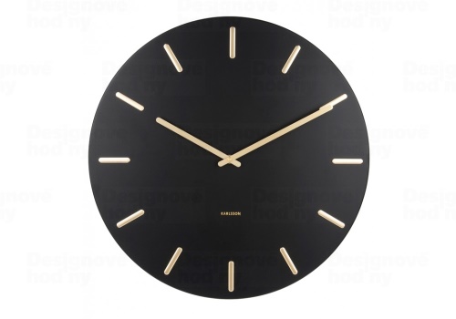 Designové nástěnné hodiny 5716BK Karlsson 45cm