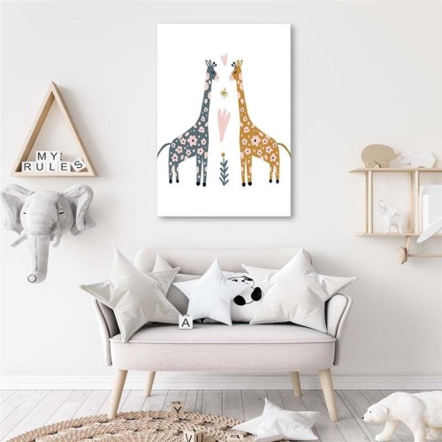 Obraz na plátně Žirafy Zvířata