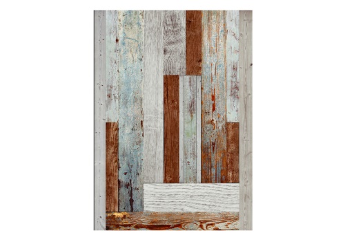 Fototapeta - Labyrinth of wooden planks